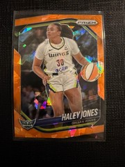 2025 Panini Prizm WNBA #43 Haley Jones Orange Cracked Ice