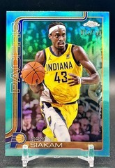 2025-26 Topps Chrome – Pascal Siakam #1 Indiana Pacers Aqua Refractor /199