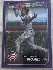 2024 Topps Series 1 – Future Stars Christopher Morel #128 Purple Holofoil /799
