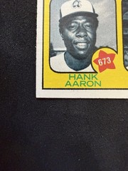 1973 Topps – All-Time Leaders Babe Ruth, Willie Mays, Hank Aaron #1⚾️NM⚾️