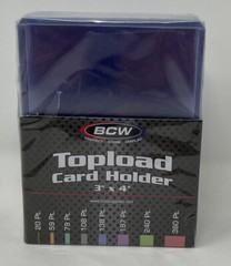 BCW 1TLCHN 3 X 4 Baseball Trading Card Topload Holders – 25 Holders
