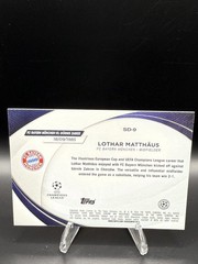 2023-24 Topps Chrome UEFA #SD-9 Lothar Matth�us Starball Debuts