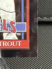 2026 Topps Series 1 T91-1 Mike Trout Black Crackle 8/10