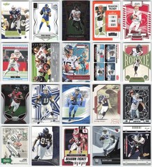 Starter Collection 1980s-Present HOF and Stars Lot of 100 NFL Football Cards