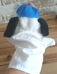 Vintage Chicago Cubs Baseball Hand puppet 11.5X9 Inches