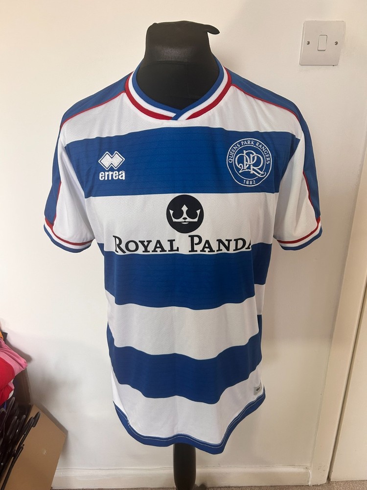 Queens Park Rangers QPR 2018-19 Home Football Shirt Large Errea
