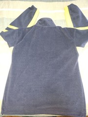 ProEdge Michigan Blue With Yellow Quarter Zip Pullover Mens Size Large Fleece
