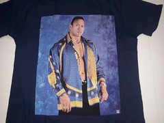 The Rock Dwayne Johnson Men&rsquo;s Shirt WWE Wrestling Size SMALL NEW Retro Attitude