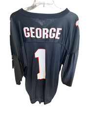 #1 Jeff George Atlanta Falcons Black Throwback Starter Jersey Size 54