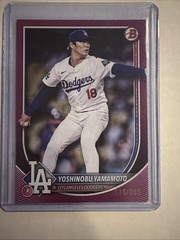 2025 Bowman – Yoshinobu Yamamoto #18 Fuchsia /299