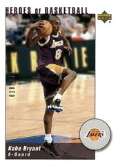 2002-03 UD Authentics Heroes of Basketball #KB3 Kobe Bryant 618/989 – NM-MT