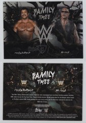 2026 Topps Chrome WWE Family Tree Rocky Johnson The Rock #FAM-JR 17uv