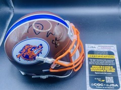 Adam Sandler Signed Autographed Waterboy Mud Dogs Mini Helmet JSA COA