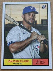 2024 Topps Archives #39 Jonatan Clase Toronto Blue Jays Rookie