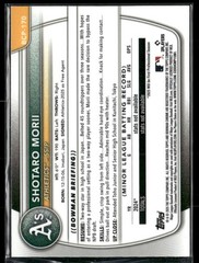 2025 Bowman Chrome – Prospects Shotaro Morii, Shotaro Morii #BCP-170 (RC)