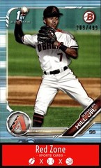 2019 Bowman Draft – #BD-167 Glenallen Hill Jr. NM/NM+. #/499