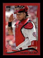 2014 Topps Series 1 Yadier Molina #57 Target Red