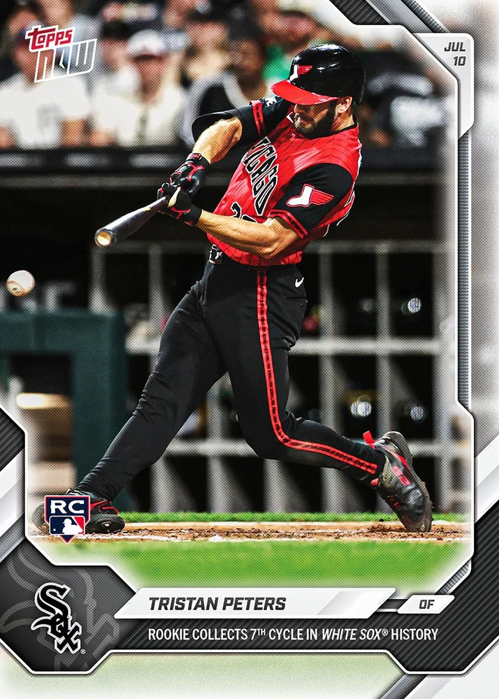 Tristan Peters RC Hits Cycle 2026 MLB Topps NOW Card 441 Presale