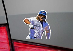 Vladimir Guerrero Jr Toronto Blue Jays Glossy Sticker Vinyl Laminate Adhesive