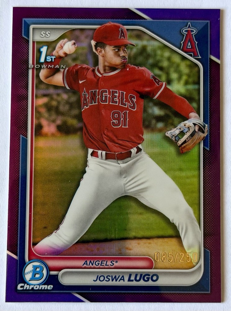 2024 Bowman Chrome Joswa Lugo Purple Refractor /250 #BCP-237