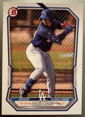 2026 Bowman Baseball #BP-86 Zyhir Hope