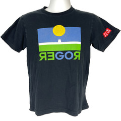 Uniqlo Go Roger Federer Mens T-Shirt size XS 38×24 US Open 2019 NYC Tennis