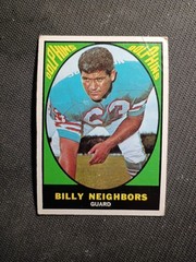 1967 Topps Football #84 Bill Neighbors Miami Dolphins Vg..