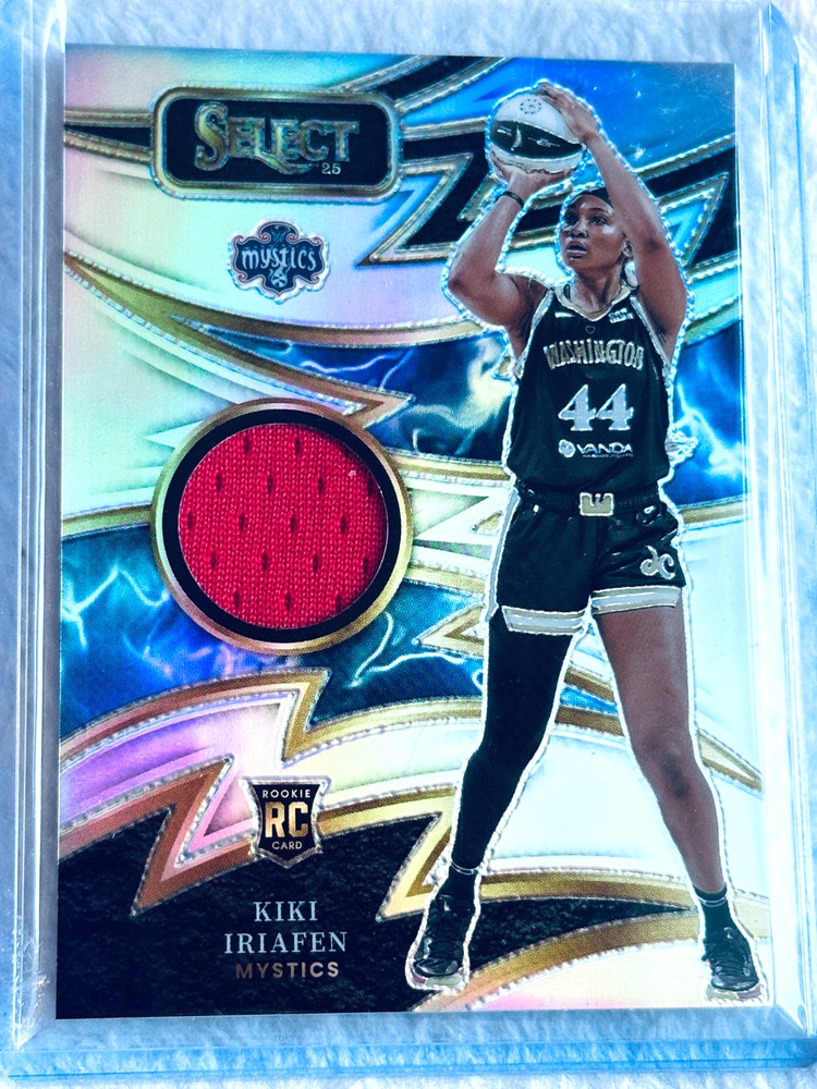 2025 WNBA Select 🔥Selective Swatches Memorabilia Card #SP-KI KIKI IRIAFEN RC