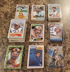 Lot of 215+ Assorted NOLAN CROMWELL Football Cards 1980-Present 4xPB FB3921