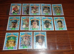 1991 Kelloggs Corn Flakes Baseball Greats Complete Set Of 15 Cards