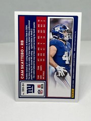 Cam Skattebo 2025 Donruss Rookies & Highlights Blue /25 Giants #DRH-84