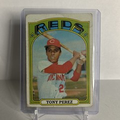 1972 Topps – Tony Perez #80 GOOD – Creased/Staining