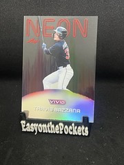 2026 Leaf Vivid Clear NEON Travis Bazzana (RC) #NB-69 Guardians #’d 2/9