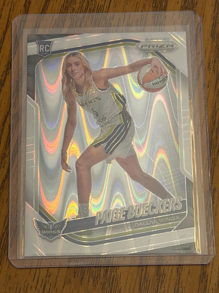 2025 Prizm WNBA Paige Bueckers White Seismic Prizm RC Rookie Variation