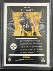 2022 Panini Illusions – T.J. Watt #85 Trophy Collection Light Blue /199