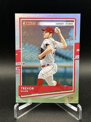 Trevor Bauer 2020 Donruss #155 Stat Line /70