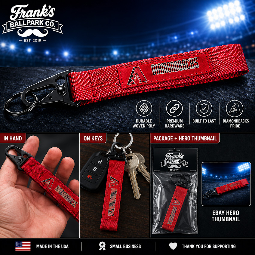 MLB Wristlet Keychain Choose Your Team New In Bag All 30 Teams Available