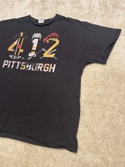 Pittsburgh 412 Shirt XL Black Mens Delta Pro Weight Tee Football Hockey Baseball