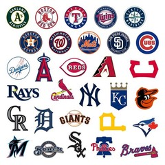 100 Pcs Sports Stickers,Baseball Stickers,Baseball Team Logo Decals,Hydroflas…
