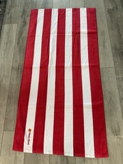 FIESTA BOWL Beach Towel. Red & White Striped. “Fiesta Bowl” Logo. 60”x30”. NEW.