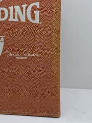 Vintage Spalding WNBA Official Game Ball Padfolio Portfolio Binder Donna Orender