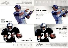 2024 Leaf EXCLUSIVE LEGEND BO JACKSON #ELE-01 ROYALS / RAIDERS