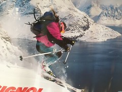 Vintage Original ROSSIGNOL Trevor Petersen Goes To Greenland Ski Poster
