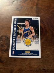 2017-18 Panini NBA Hoops – Great Significance Sarunas Marciulionis #GS-SMS (AU)