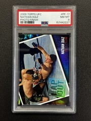 2009 Topps UFC Nate Diaz RC Photo Finish TAP-OUT #PF-17 PSA 8 NM-MT