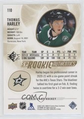 2020-21 SP Retail Authentics Gold 146/999 Thomas Harley #110 Rookie RC 19lb