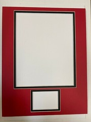 Picture Framing Mat 11×14 for 8×10 sports card #22 Your CHOICE of team colors