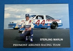 STERLING MARLIN 1988 Piedmont Airlines #44 6×9 Hero Team + Card of My Choice