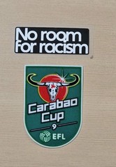 SOCCER PATCH SET CARABAO CUP ANY TEAM BADGE WINNER GOLD NEW CASTLE #35
