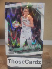 2025 Panini Prizm WNBA White Seismic Prizm #74 Leonie Fiebich